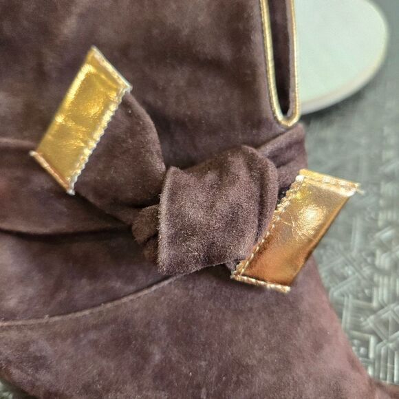 🐢 Colin Stuart Suede Pumps/ Booties Size 5B - Picture 11 of 17